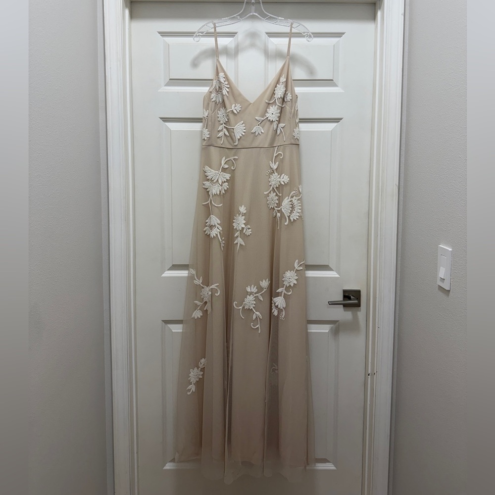 BHLDN creme dress
